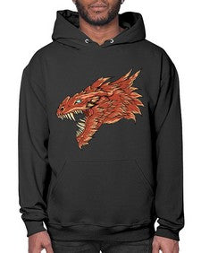 dragon 184# - dragon- Hoodie