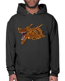 dragon 187# - dragon- Hoodie