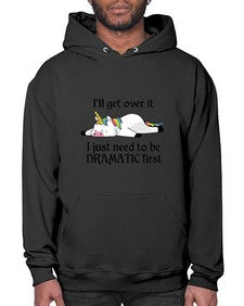 dramatic unicorn 96# - unicorn- Hoodie