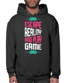 escape reality and play 80# - video games- Hoodie