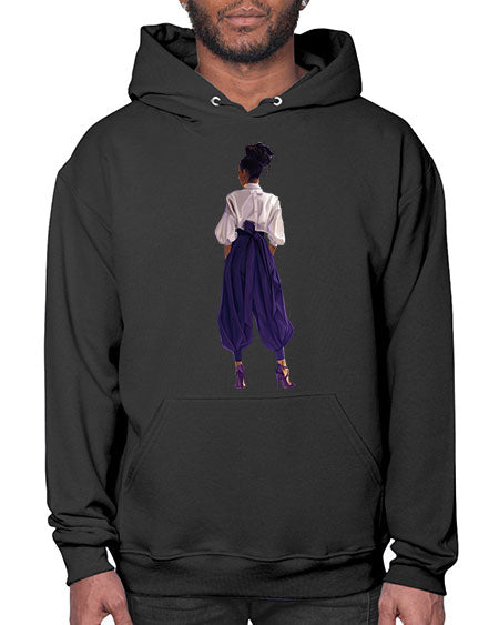fashion girl in indigo 31# -  fashion- Hoodie