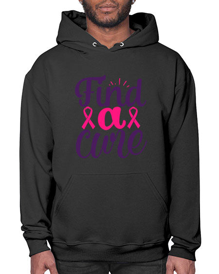 find a cure - breast cancer- Hoodie