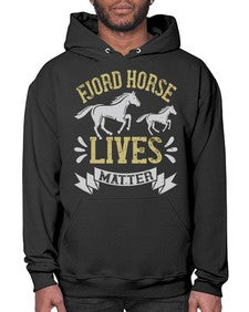 fjord horse lives matter Style 54# - horse- Hoodie