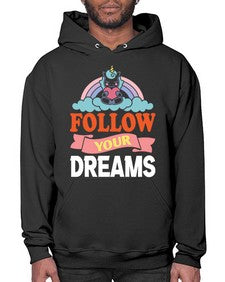 follow your dreams 137# - unicorn- Hoodie