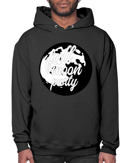 full moon party 7# - moon- Hoodie