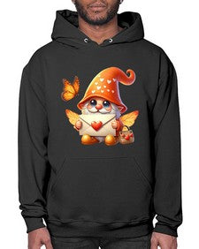 gnome with butterfly 06# - gnome- Hoodie