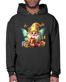 gnome with butterfly 07# - gnome- Hoodie