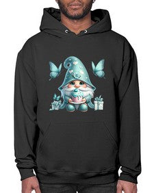 gnome with butterfly 10# - gnome- Hoodie