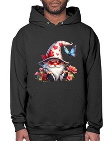 gnome with butterfly 13# - gnome- Hoodie