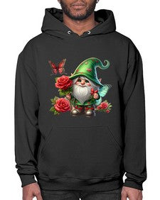 gnome with butterfly 26# - gnome- Hoodie