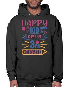 happy th day of third grade 254# - third grade- Hoodie