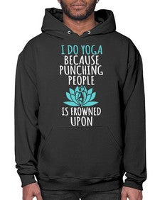 i do yoga  275# - yoga- Hoodie