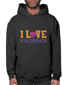 i love nursing Style 894# - nurse- Hoodie