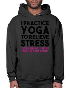 i practice yoga 297# - yoga- Hoodie