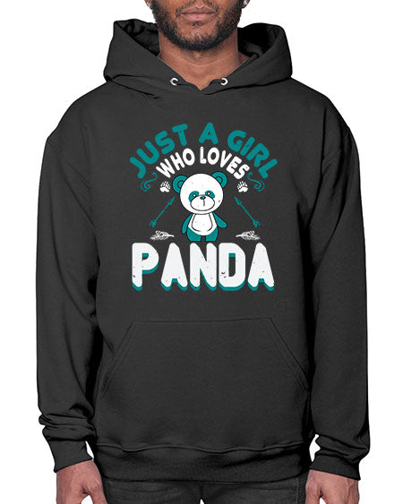 just a girl who loves panda 161# - bears - animals- Hoodie