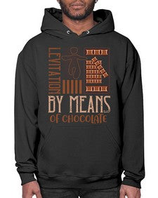 levitation by means of chocolate 307# - chocolate- Hoodie