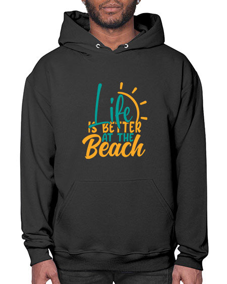 life is better at the beach Style 92# - summer- Hoodie