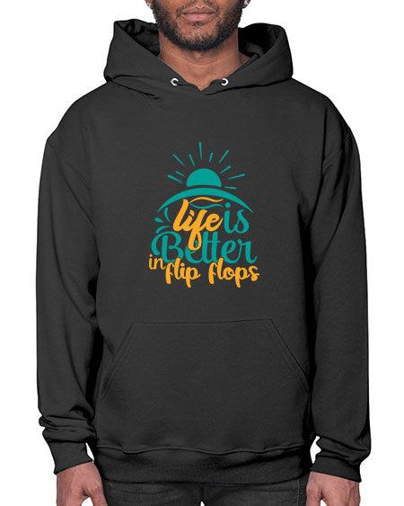 life is better in flip flops Style 89# - summer- Hoodie