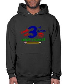 look out third grade 510# - third grade- Hoodie