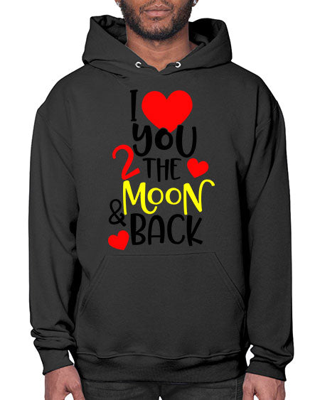 lovemoonback 3# - moon- Hoodie