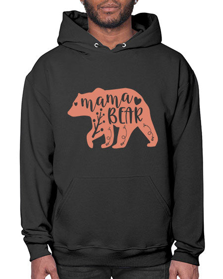 mama bear 179# - bears - animals- Hoodie