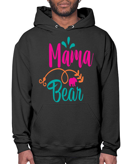 mama bear 183# - bears - animals- Hoodie