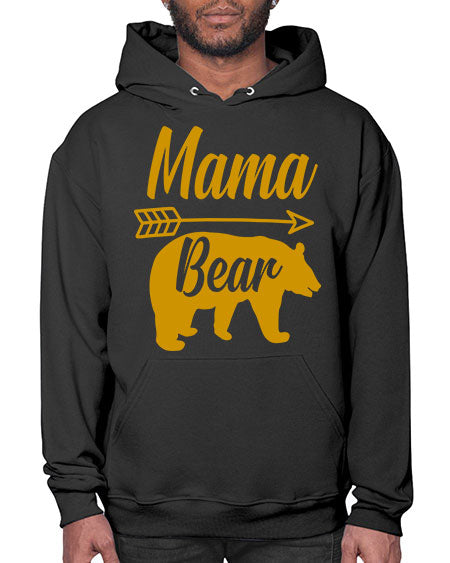 mama bear 185# - bears - animals- Hoodie