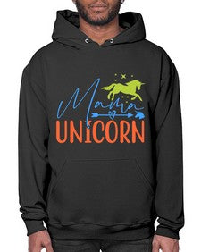 mama unicorn 297# - unicorn- Hoodie
