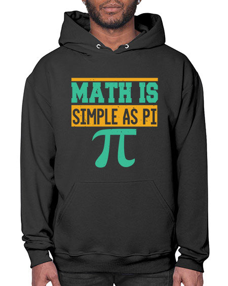 math is simple as pi 35# - pi- Hoodie