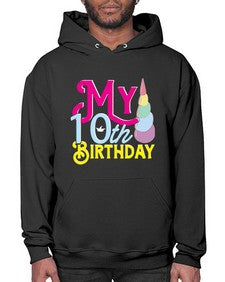 my 10th birthday 251# - unicorn- Hoodie