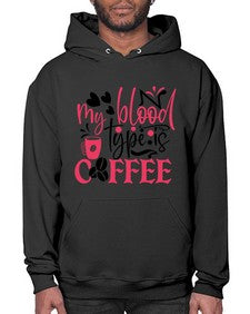 my blood type is coffee Style Style 1099# - nurse- Hoodie