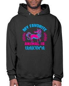 my favorite animal is unicorn 315# - unicorn- Hoodie