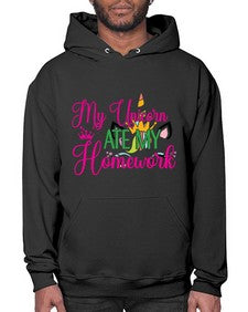 my unicorn ate my homework 319# - unicorn- Hoodie
