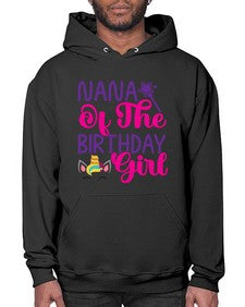 nana of the birthday girl 328# - unicorn- Hoodie