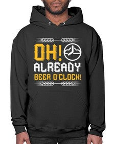 oh already beer oclock 1454# - beer- Hoodie