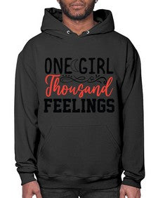 one girl thousand feelings 337# - unicorn- Hoodie
