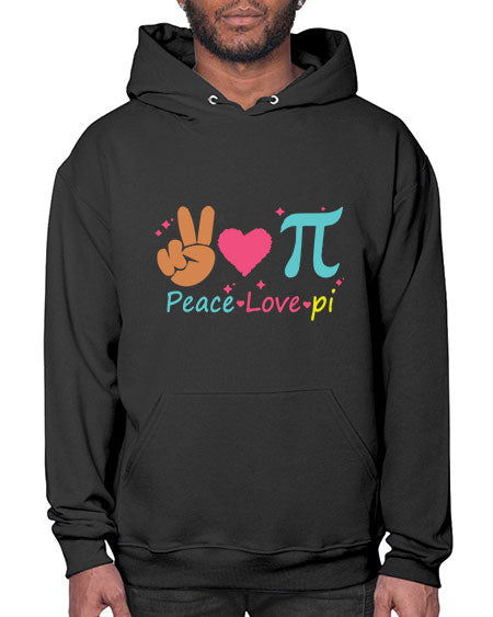 peace love pi 30# - pi- Hoodie