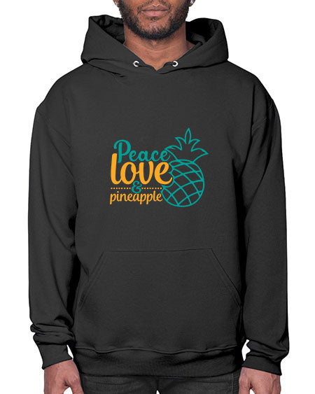 peace love pineapple Style 82# - summer- Hoodie