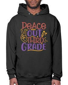 peace out third grade 645# - third grade- Hoodie