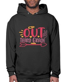 peace out third grade 646# - third grade- Hoodie
