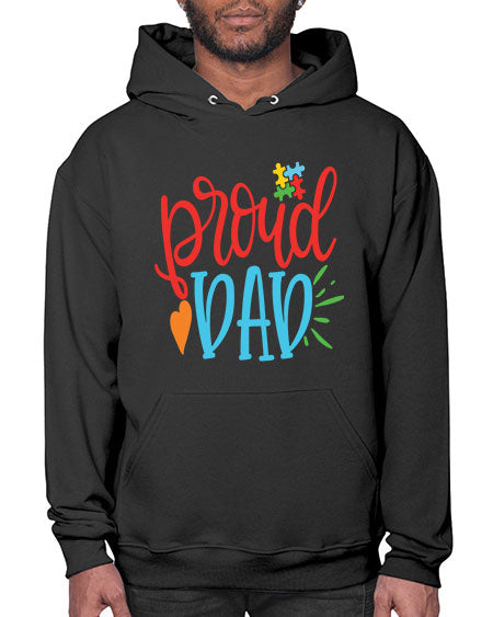 proud dad Style 36# - autism- Hoodie