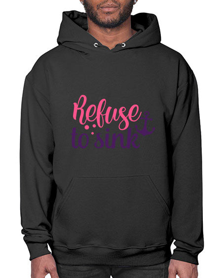 refuse to sink Style 4# - breast cancer- Hoodie