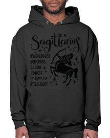 sagittarius 397# - sagittarius- Hoodie