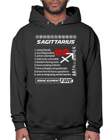 sagittarius 425# - sagittarius- Hoodie
