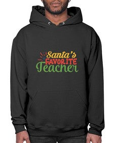 santas favorite teacher Style 351# - teacher- Hoodie