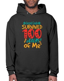second Grade survived one hundred days of me 835# - one hundred days- Hoodie