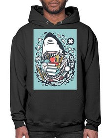 shark school 871# - general school- Hoodie
