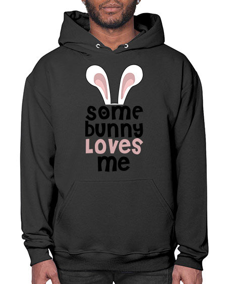 some bunny loves me - rabbit- Hoodie