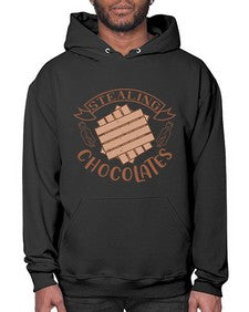 stealing chocolates 407# - chocolate- Hoodie