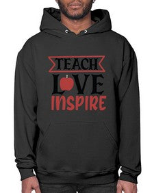 teach love inspre Style 371# - teacher- Hoodie